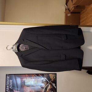 Caravelli charcoal grey slim suit